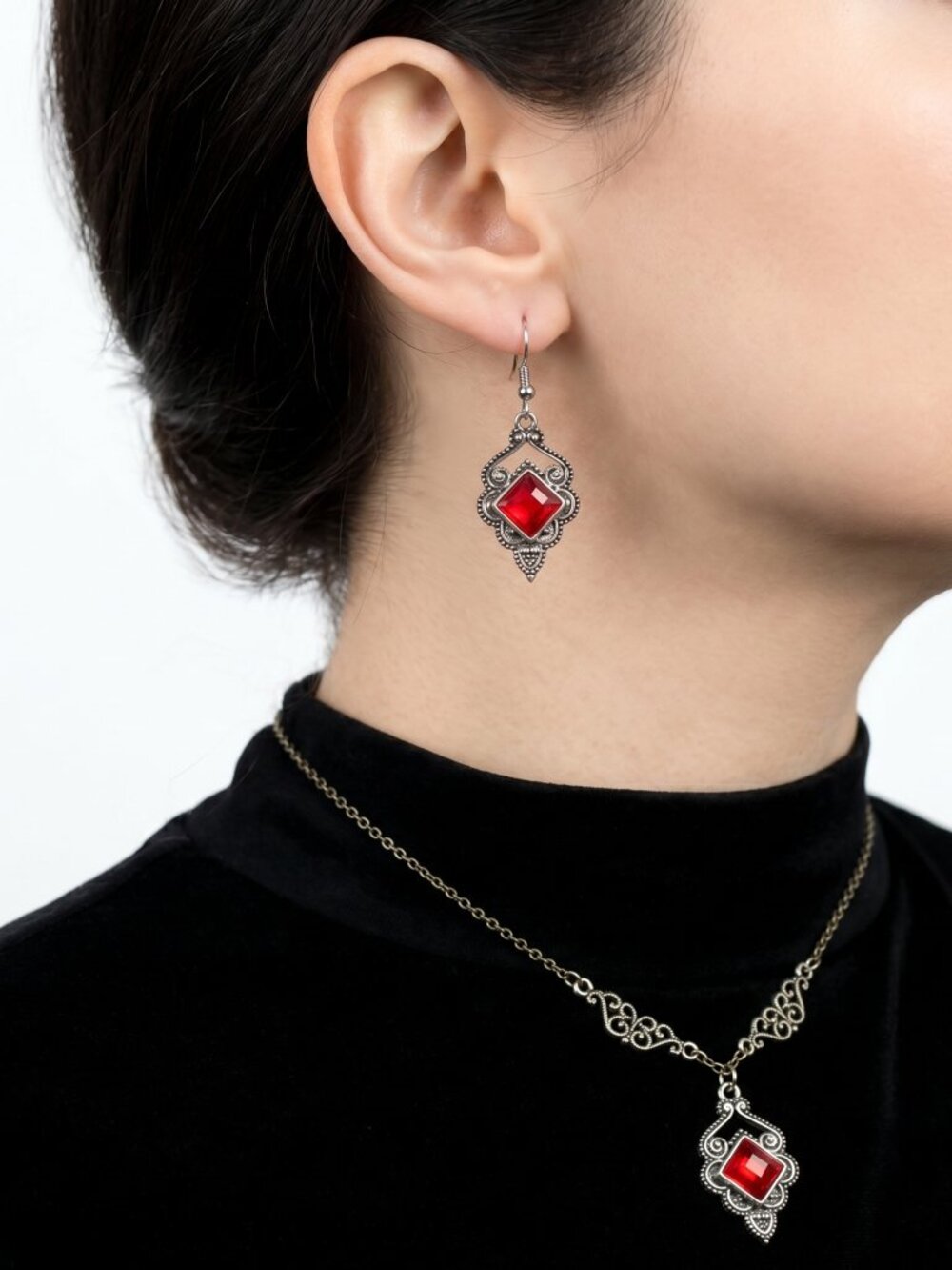 *Bohemian vintage earrings dangle hook earring jewelry